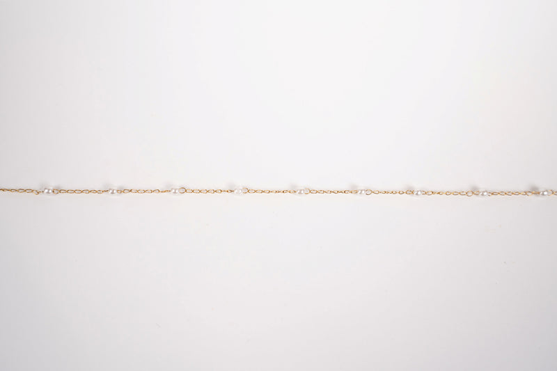 Load image into Gallery viewer, Clutch - Faux Pearl 18K Gold PVD
