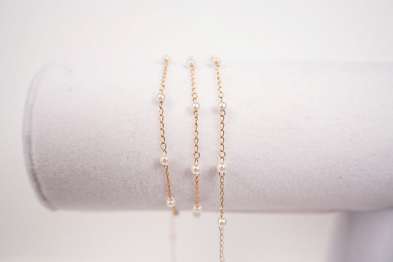 Load image into Gallery viewer, Clutch - Faux Pearl 18K Gold PVD

