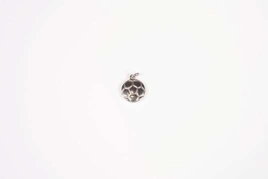 Ballon - Soccer Ball Charm 18K Gold PVD (Silver)