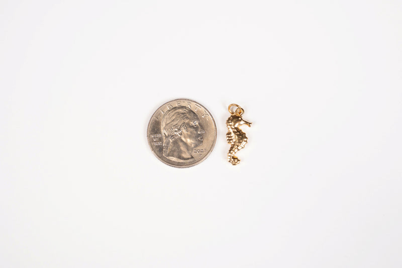 Load image into Gallery viewer, Sheldon - Seahorse Charm 18K Gold PVD
