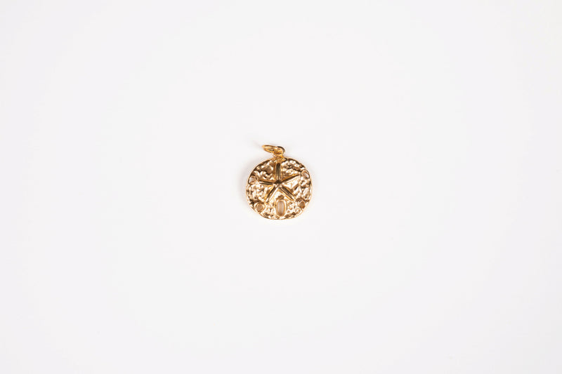 Load image into Gallery viewer, Sand Dollar Charm - 18K Gold PVD
