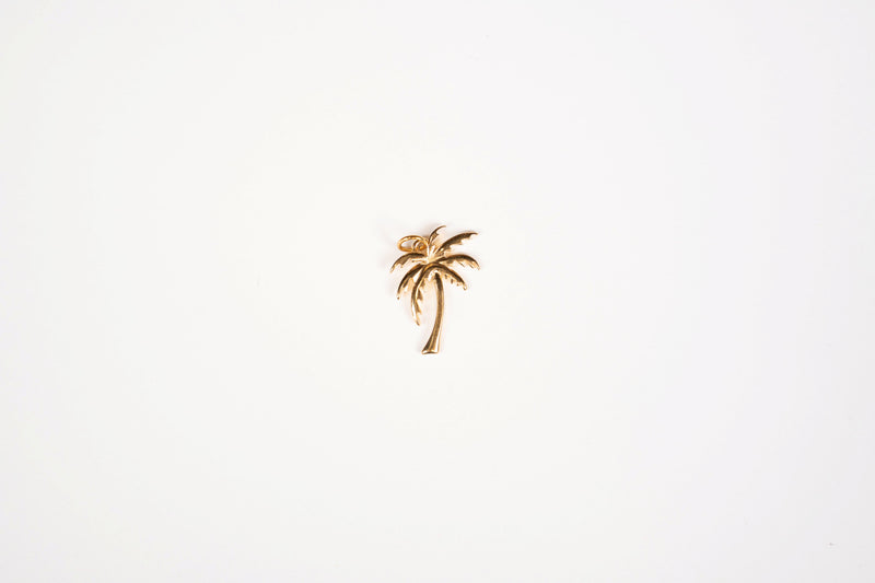 Load image into Gallery viewer, Palm Tree Charm - 18K Gold PVD

