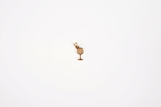 Merlot - 18K Gold PVD Wine Glass Charm