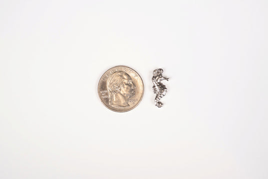 Seahorse Charm 18K Gold PVD (Silver)