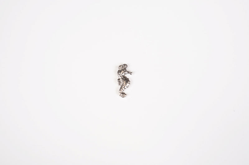 Load image into Gallery viewer, Seahorse Charm 18K Gold PVD (Silver)
