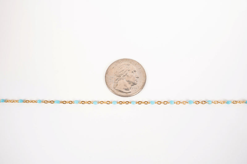 Load image into Gallery viewer, Reef - 18K Gold PVD Turquoise
