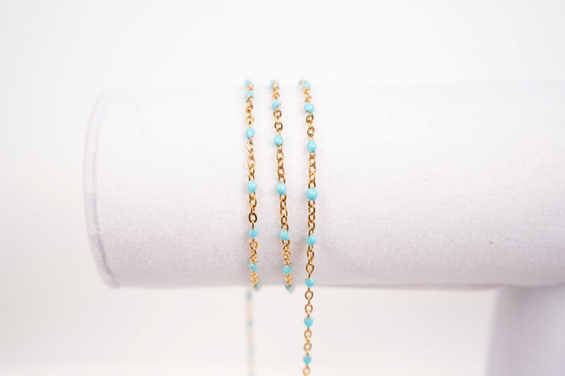 Load image into Gallery viewer, Reef - 18K Gold PVD Turquoise
