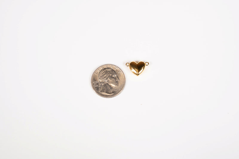 Load image into Gallery viewer, Heart Magnetic Clasp - 18K Gold PVD
