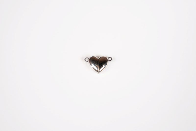 Load image into Gallery viewer, Heart Magnetic Clasp - 18K Gold PVD (Silver)
