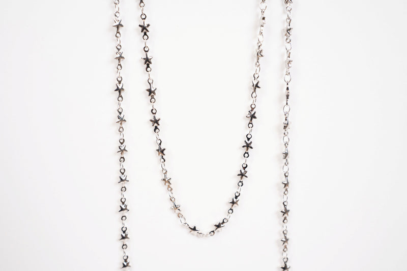 Load image into Gallery viewer, Electra - 18K Gold PVD Star Connector Chain
