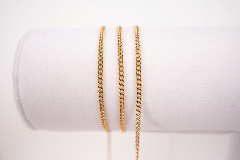 Load image into Gallery viewer, Purrari - 2mm Diamond Cut Curb Chain

