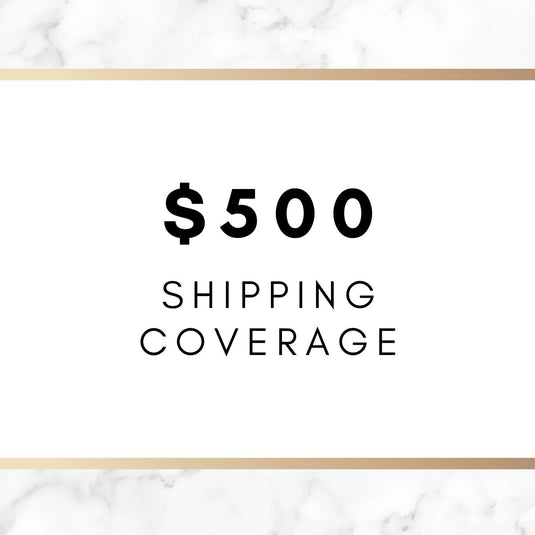 Shipping Coverage on Orders up to $500