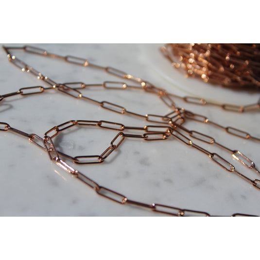 Sangria: Top 3 RGF Chains! Mini Starter Kit for Permanent Jewelry in Rose  Gold Filled